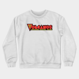 Defunct Billings Volcanos CBA Basketball 1980 Crewneck Sweatshirt